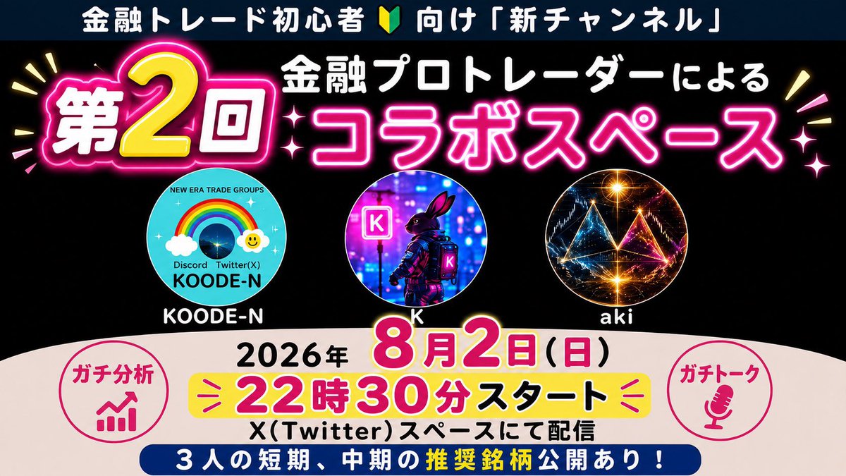 8925900108's tweet photo. 御礼

本日はKさん、akiさんとのコラボスペースに多数お越しいただき、ありがとうございました。

スペースでお話しました通り、サロンリニューアルとなり新部屋をオープンします。まもなく定員のため、新規募集を終了いたします。

今後は引き続き、待機順のご案内となりますので、ご了承ください。 https://t.co/bWJwNIsBPS