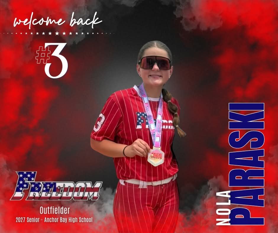 FreedomFPThomp's tweet photo. We're excited to officially announce our Freedom Fastpitch 2026/2027 18U roster! https://t.co/pVup40JrNp