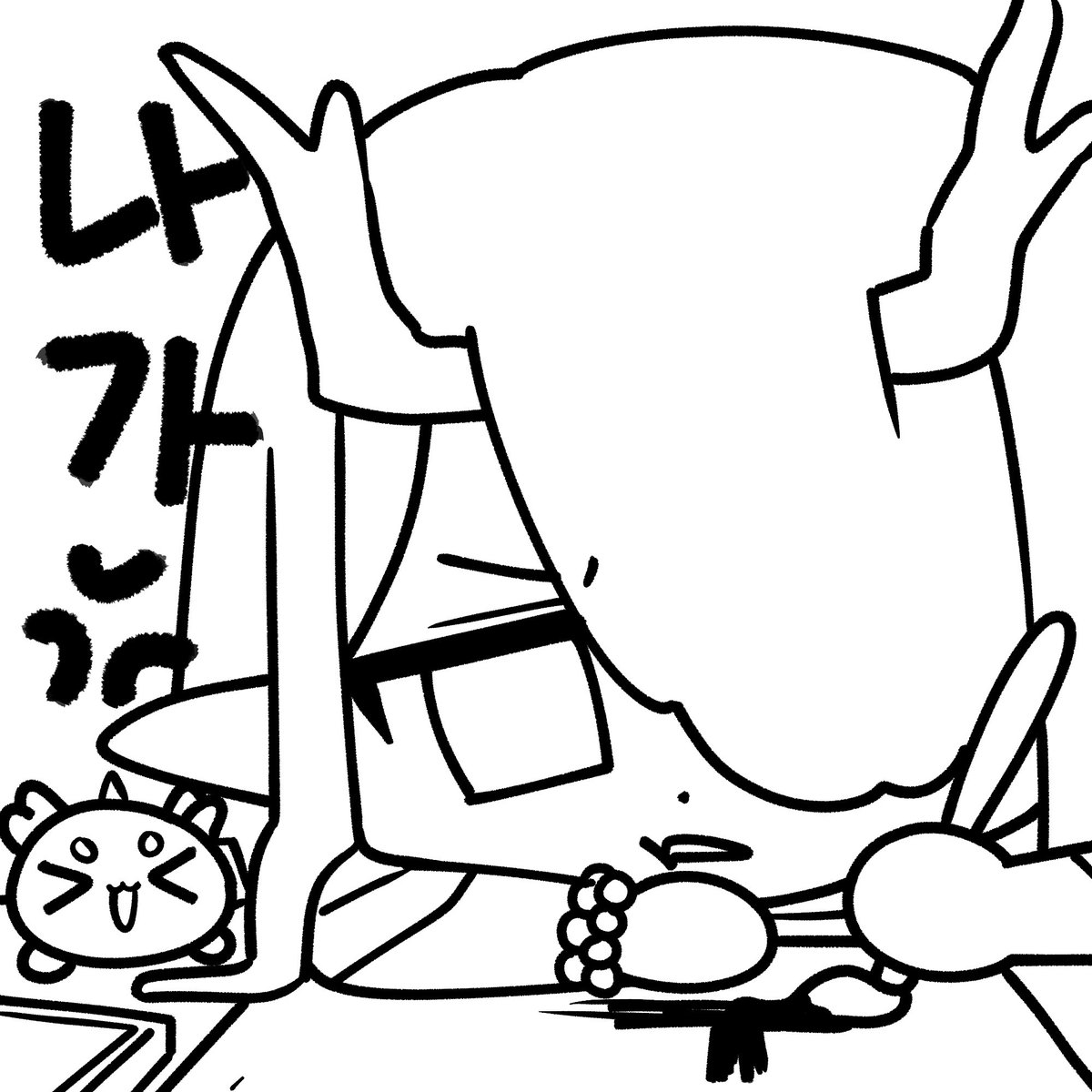_0DOL's tweet photo. 그릴때만해도 의지가 강햇는데 귀찮아짐.... https://t.co/yPEyJ2q7de