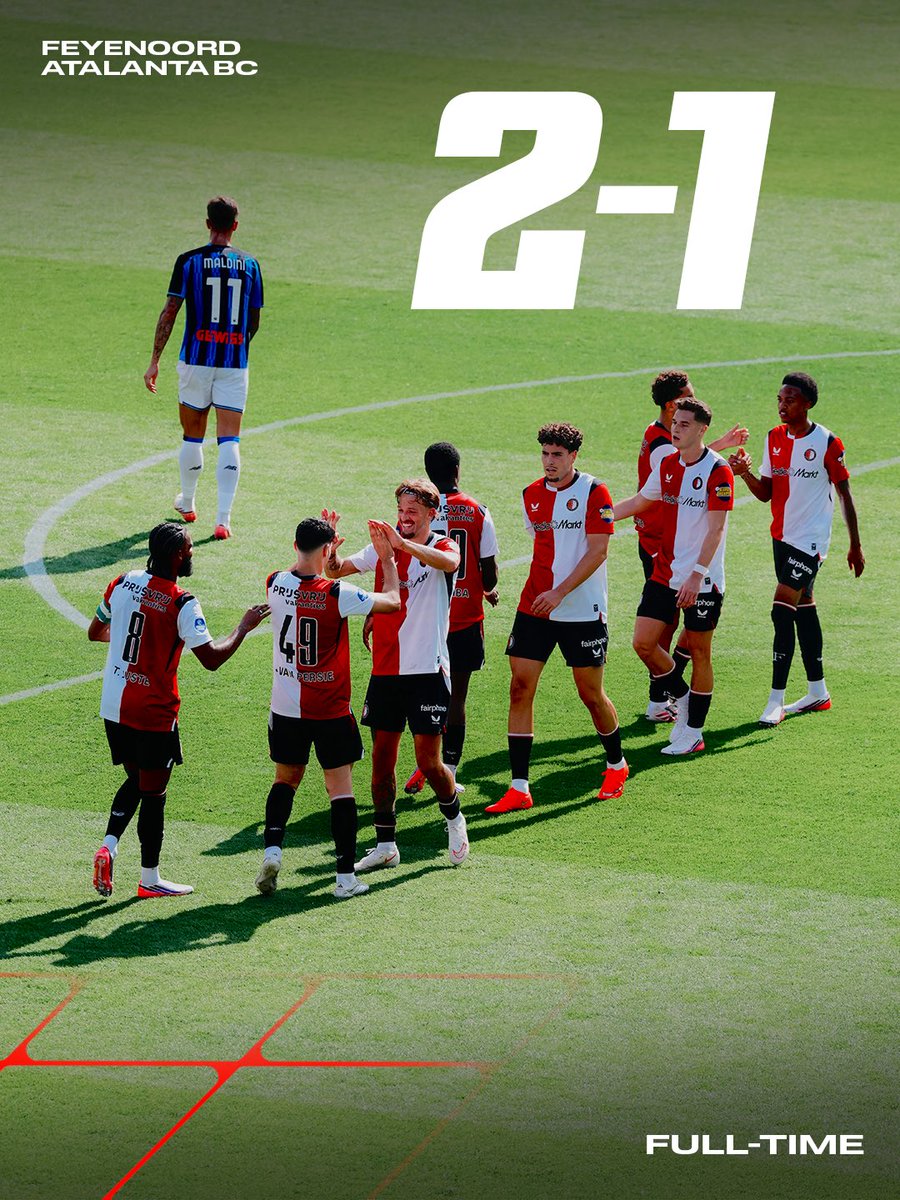 Feyenoord's tweet photo. 🚂 Pre-season: ✅✅✅✅✅ https://t.co/IAs74MEle1