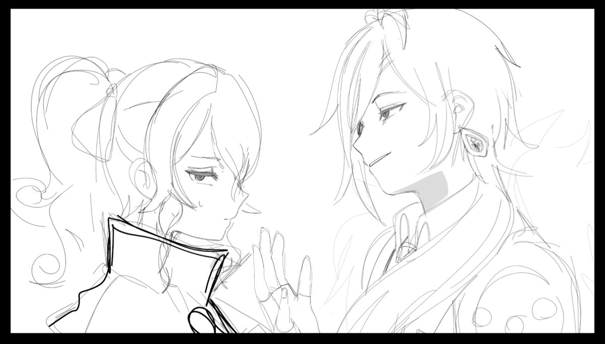 kotopushe's tweet photo. some my old jeankaeya sketches #GenshinImpact https://t.co/I2lEDWa4S4