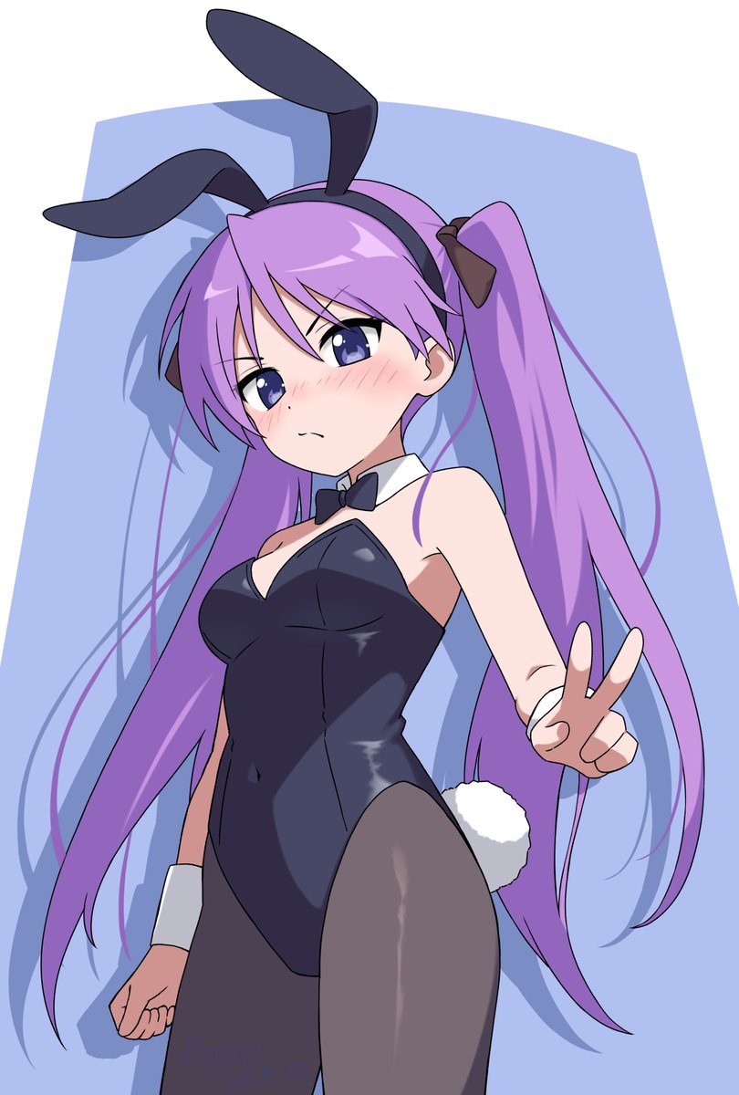 kawaruwaru1121's tweet photo. ちょい遅れでバニーかがみん🐰
 #バニーの日 https://t.co/wxKE26J29k