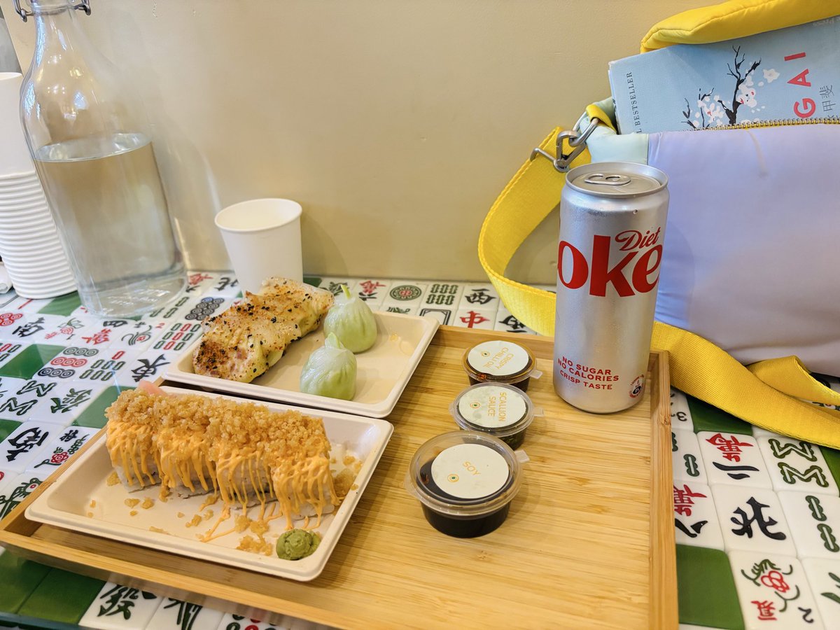 trivedibachegi's tweet photo. #GirlWhoLovesToDineAlone 82
#Minka
Obsessed with sushi and edamame, every bite packed with umami flavour - wow 🤩
Solo Friendship Day date, but I guess that’s adulthood. Priorities change, everyone’s caught up with life, and sometimes, a good book is the best company. https://t.co/Z3lySlsTR7