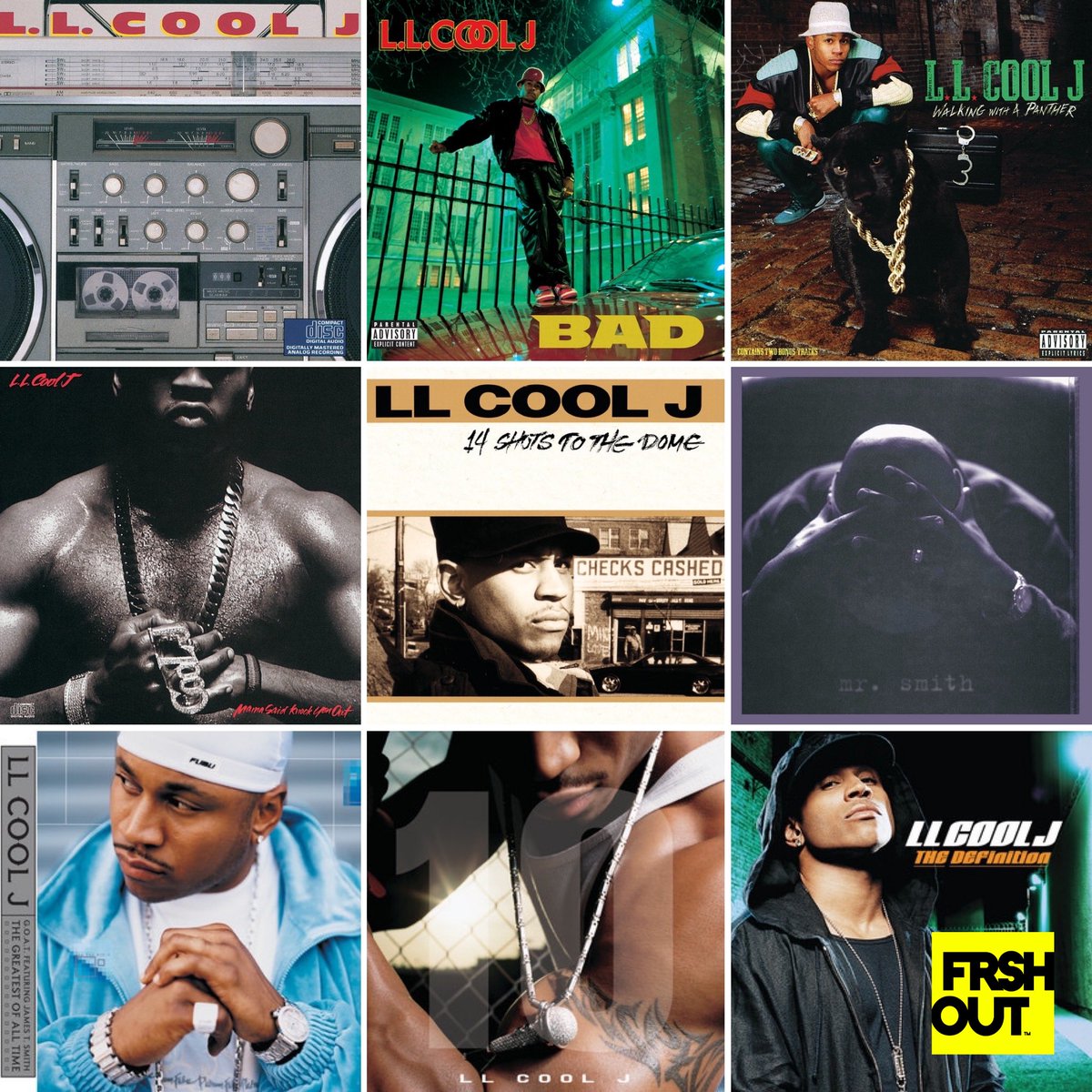 FrshoutHipHop's tweet photo. Track for track, “no skips” how many classic albums does LL Cool J (@llcoolj) have all-time❓ https://t.co/3Qu6QVizqd