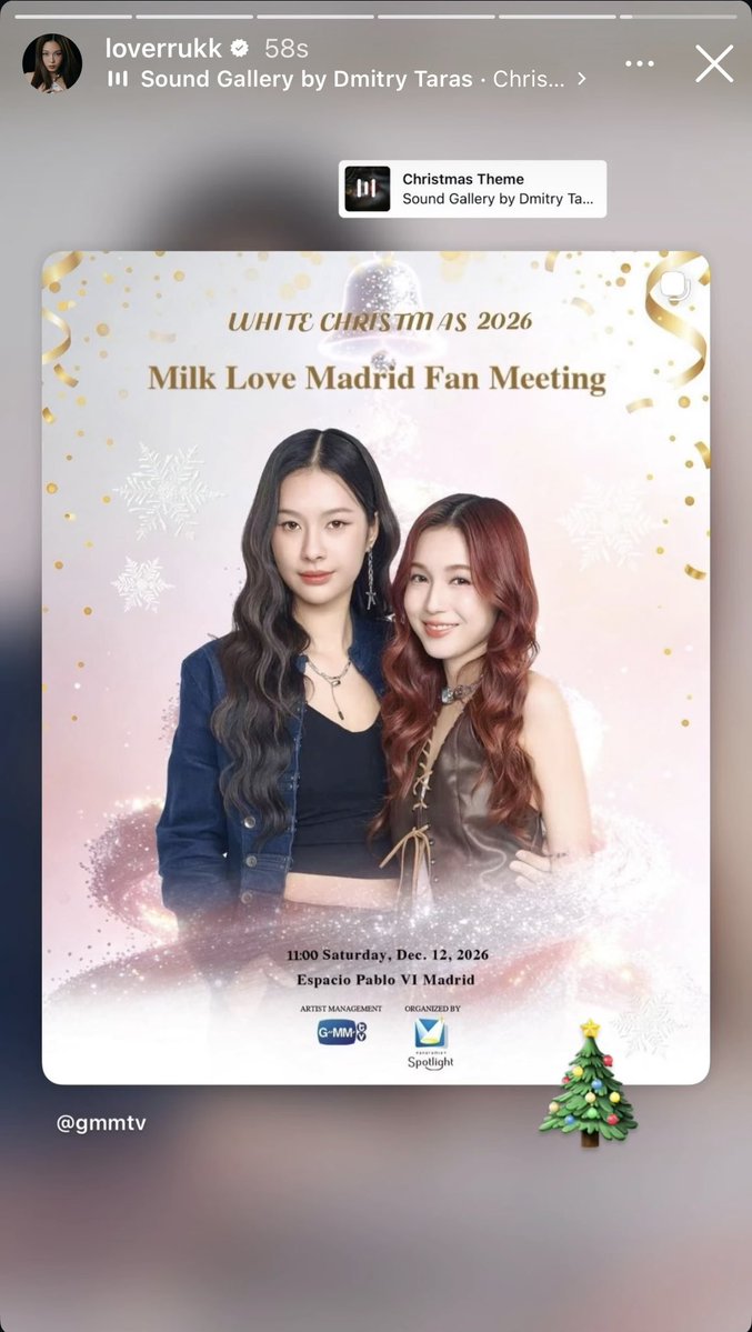 bodyguardchuu's tweet photo. loverrukk so cute with her lil 🎄🤏🏻

#MilkLove #มิ้ลค์เลิฟ https://t.co/nVwETOYKkw
