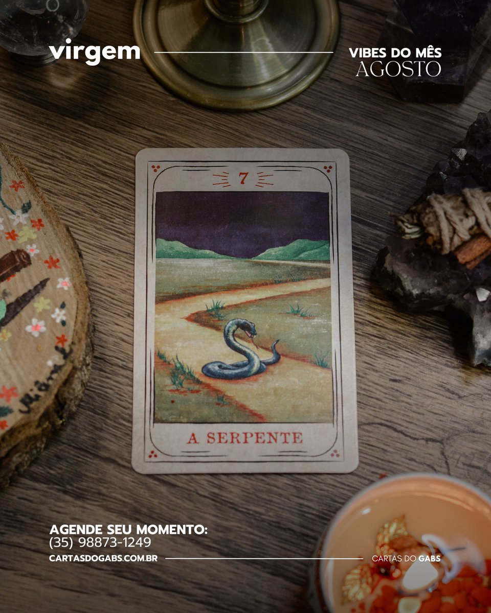 cartasdogabs's tweet photo. ♍️ AGOSTO P/ VIRGEM

Nem todo desafio chega para te derrubar; alguns aparecem para revelar o tamanho da sua inteligência. Agosto pede atenção às entrelinhas hein? Olhos abertos e boca fechada! A cobra mostra que nem tudo será exatamente como parece, e algumas pessoas podem dizer uma coisa enquanto fazem outra. Mas calma... isso não é um convite para viver desconfiando de todo mundo. É apenas um lembrete para ouvir mais a sua intuição e não entregar sua confiança de bandeja. Ao mesmo tempo, essa carta também desperta estratégia, poder pessoal e uma capacidade enorme de encontrar soluções onde ninguém mais enxerga saída. Seja observador antes de ser reativo, às vezes, o maior xeque-mate é simplesmente não entrar no jogo dos outros.

— Veja meu catálogo no tweet fixado, agende sua consulta no link na bio e me siga para novos conteúdos.