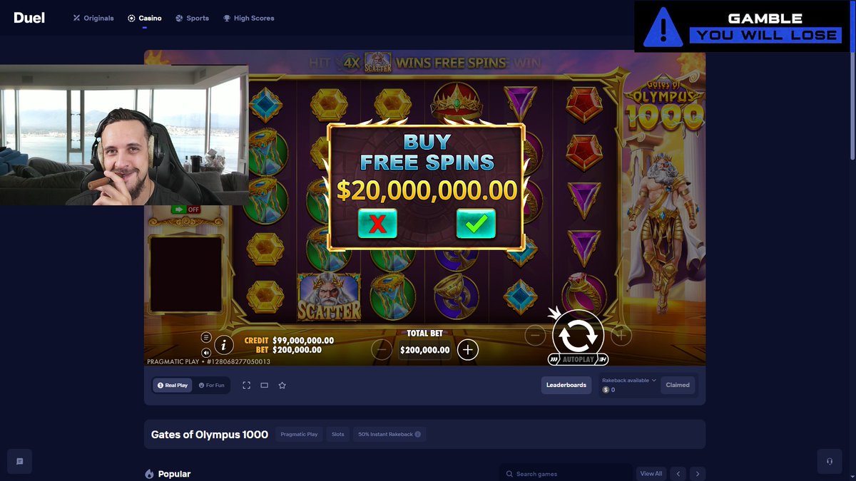 Sebknowsbest's tweet photo. Gambling the WHOLE Duel Crypto wallet in 1 HOUR 😈