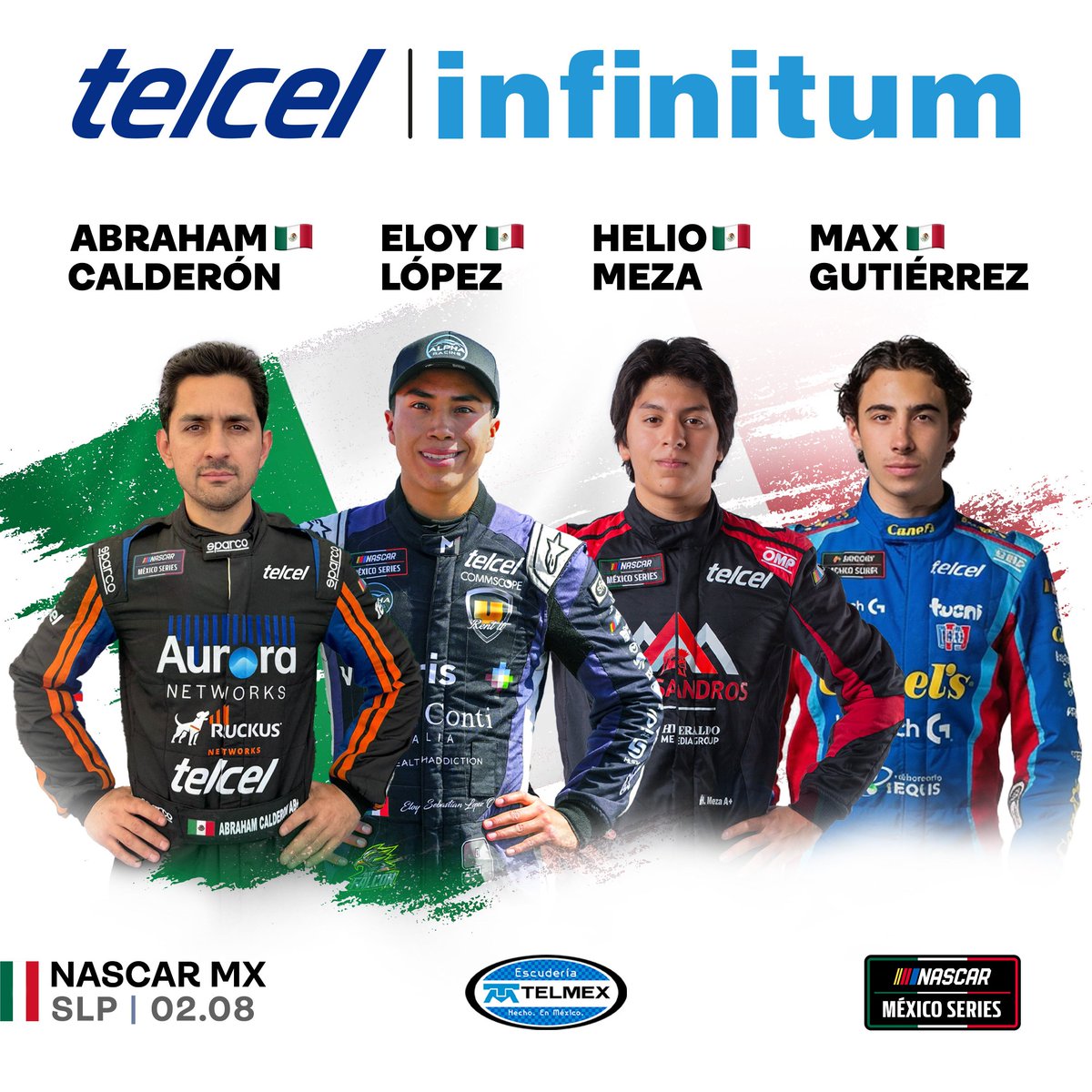 Telcel_Racing's tweet photo. Domingo de NASCAR México Series 😎

#AMáximaVelocidad https://t.co/sMsXLKghr0