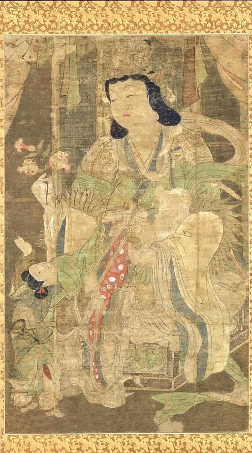 Sonewayis8's tweet photo. “It is said that the Demon Goddess (Kishimojin) and her Ten Demon Goddess Daughters (Jurasetsunyo) will protect those who uphold the Daimoku (chanting) of the Lotus Sutra.” 
- Nichiren Daishonin https://t.co/4ZAF9WwAO0