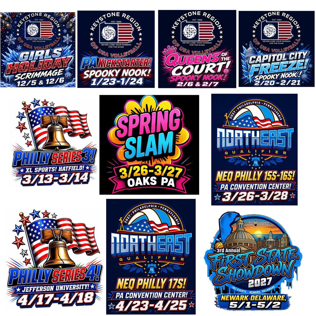highlinevball's tweet photo. Tourney Schedule! 🔥🔥 https://t.co/864W4UZR4i