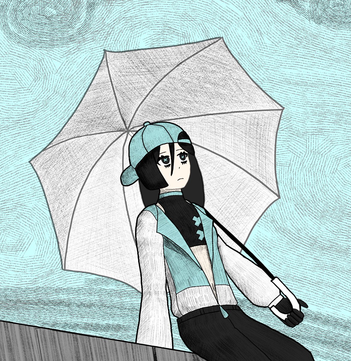 Accident_Wheel's tweet photo. 雨を待つ
#水色Yi https://t.co/yETndvHmpR