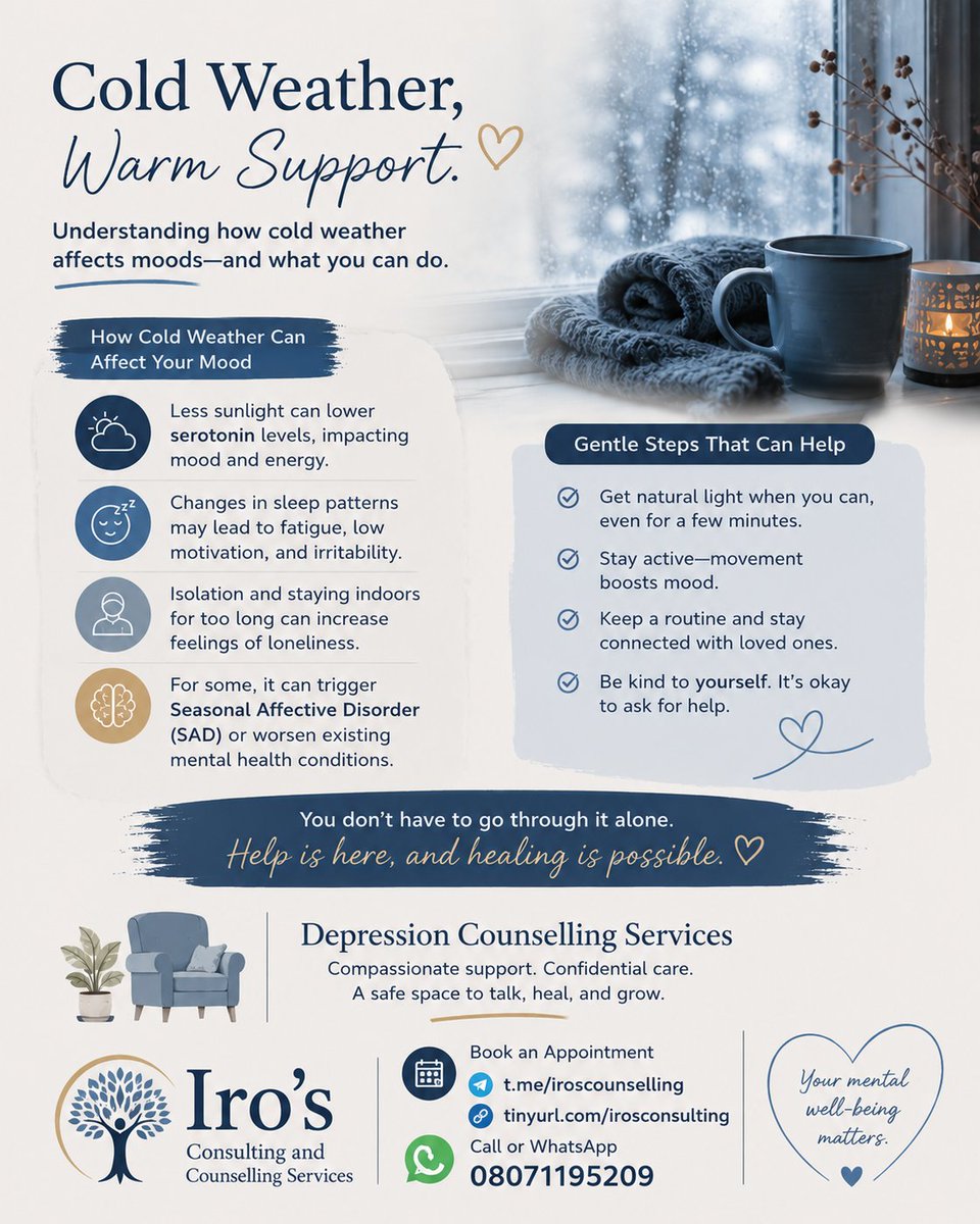 IrosCounselling's tweet photo. Stay warm🩵 https://t.co/zmXglZUrlX