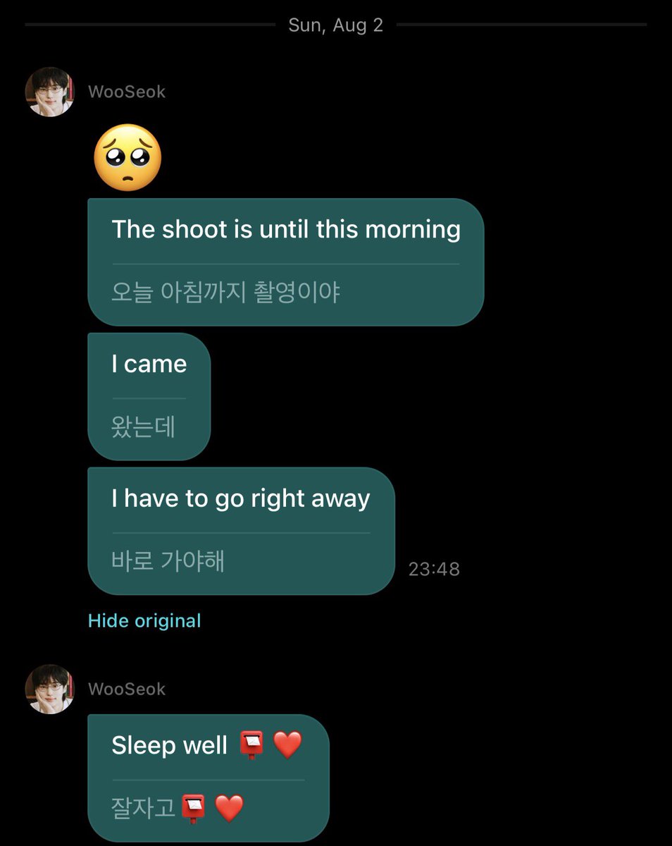 woohyepics_'s tweet photo. byeon wooseok on weverse right now!!! 🥹💙 https://t.co/veFzvt2NjA