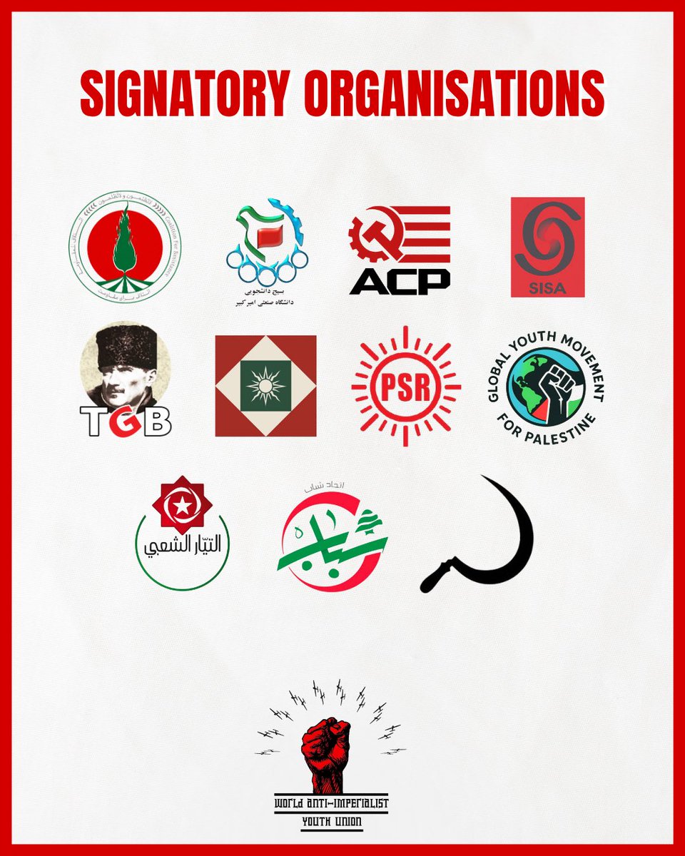 WAYouthUnion's tweet photo. 🚨JOINT STATEMENT:

ONLY THE CORPSE OF IMPERIALISM CAN PASS THROUGH STRAIT OF HORMUZ! https://t.co/rFnv2uc12G