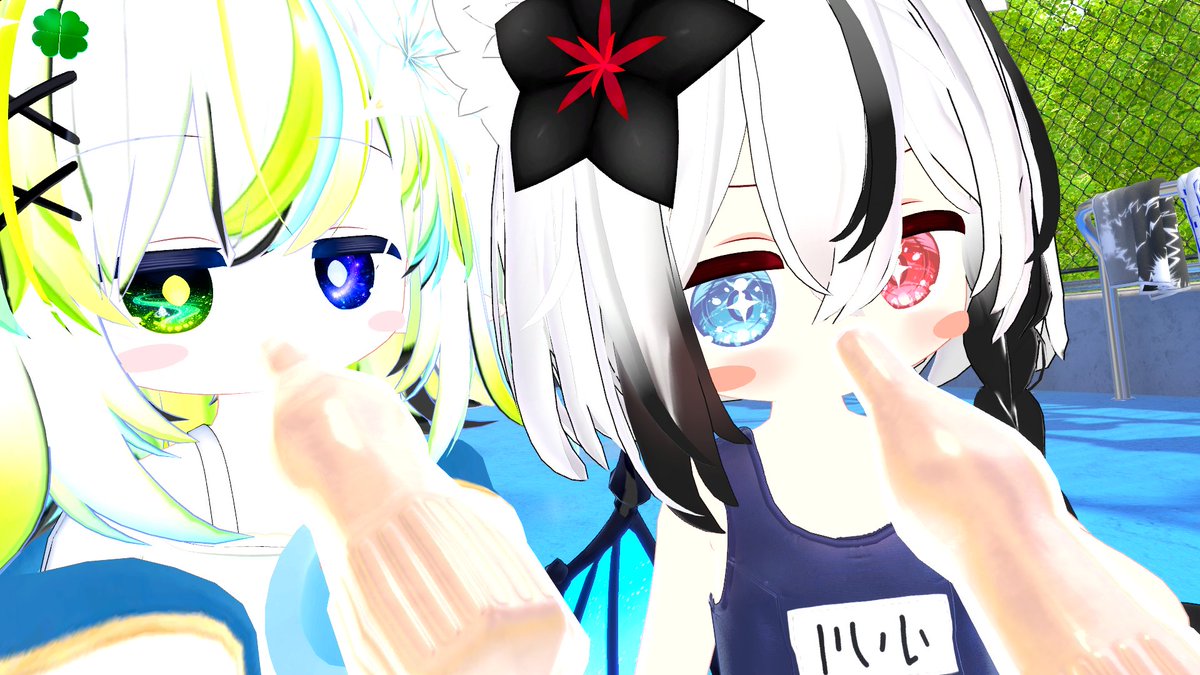 riolockle's tweet photo. #VRCスクール #VRCスクール16期3組宿題提出
#エルシオン3D #ネメシス3D
大切な夏の思い出。 https://t.co/ch3KIdJzAU