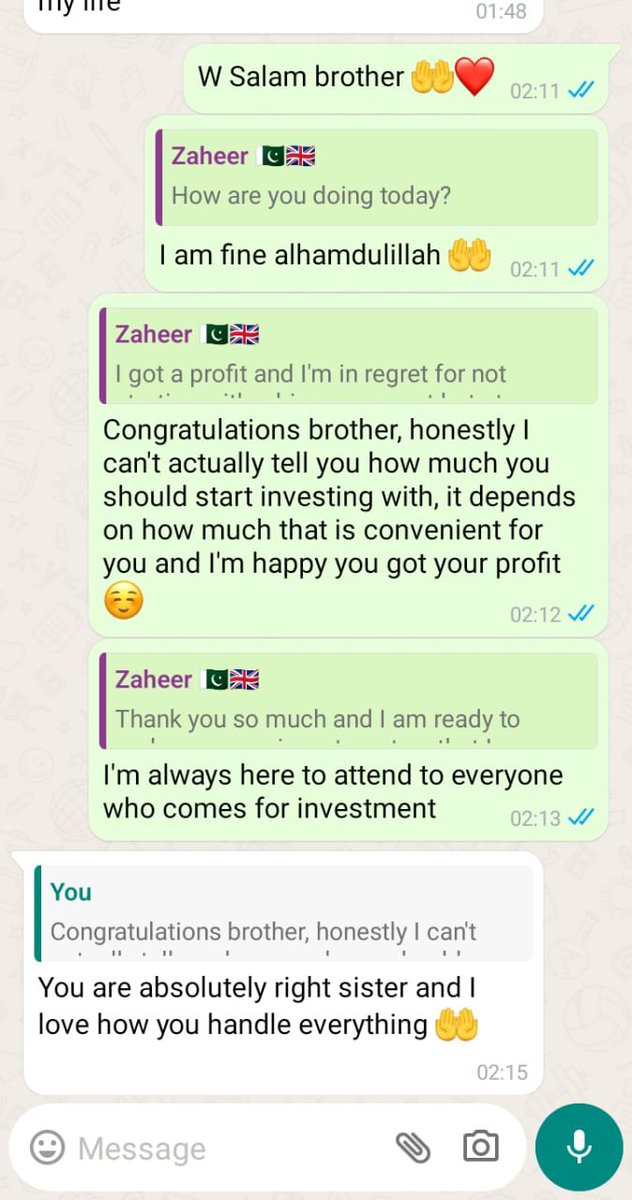 PJeriq17194's tweet photo. Congratulations 🍾🍾🎊🎊🎉🎉from my investor who received his profits successfully thanks for your wonderful feedback I’m proud of you 👍 😍❤️❤️😍 https://t.co/RRwOOqCoag