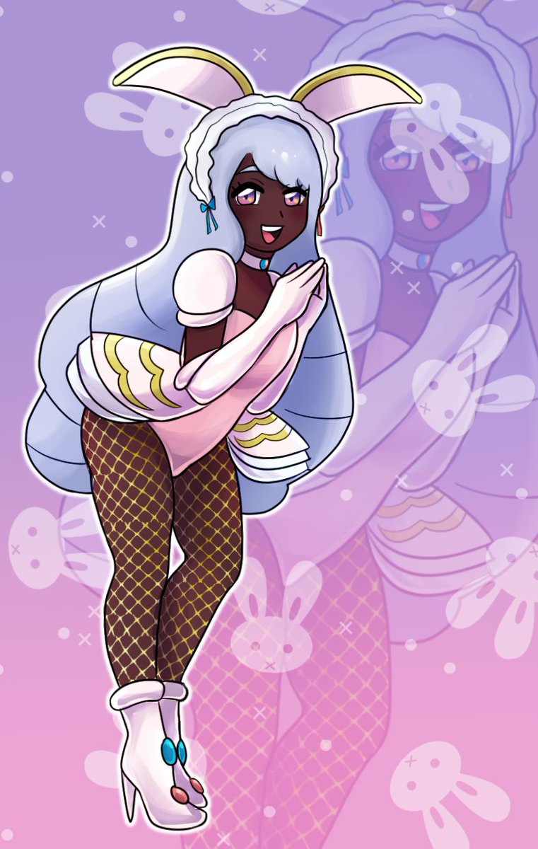 synth_shipper2's tweet photo. happy bunny day to the klara and jacinthe i drew in like the last year or two. https://t.co/1MX8l1Fjcg