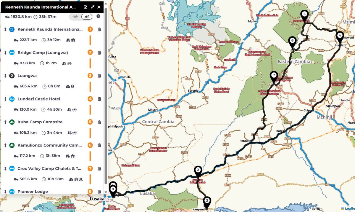 Zamsato's tweet photo. Twelve nights. Four parks. One valley. From a dilapidated colonial castle to leopard and wild dog sightings in South Luangwa — this is the honest version of a Luangwa Valley mobile camping safari.

https://t.co/cRfms9AwDW https://t.co/xCLKhvGuk0