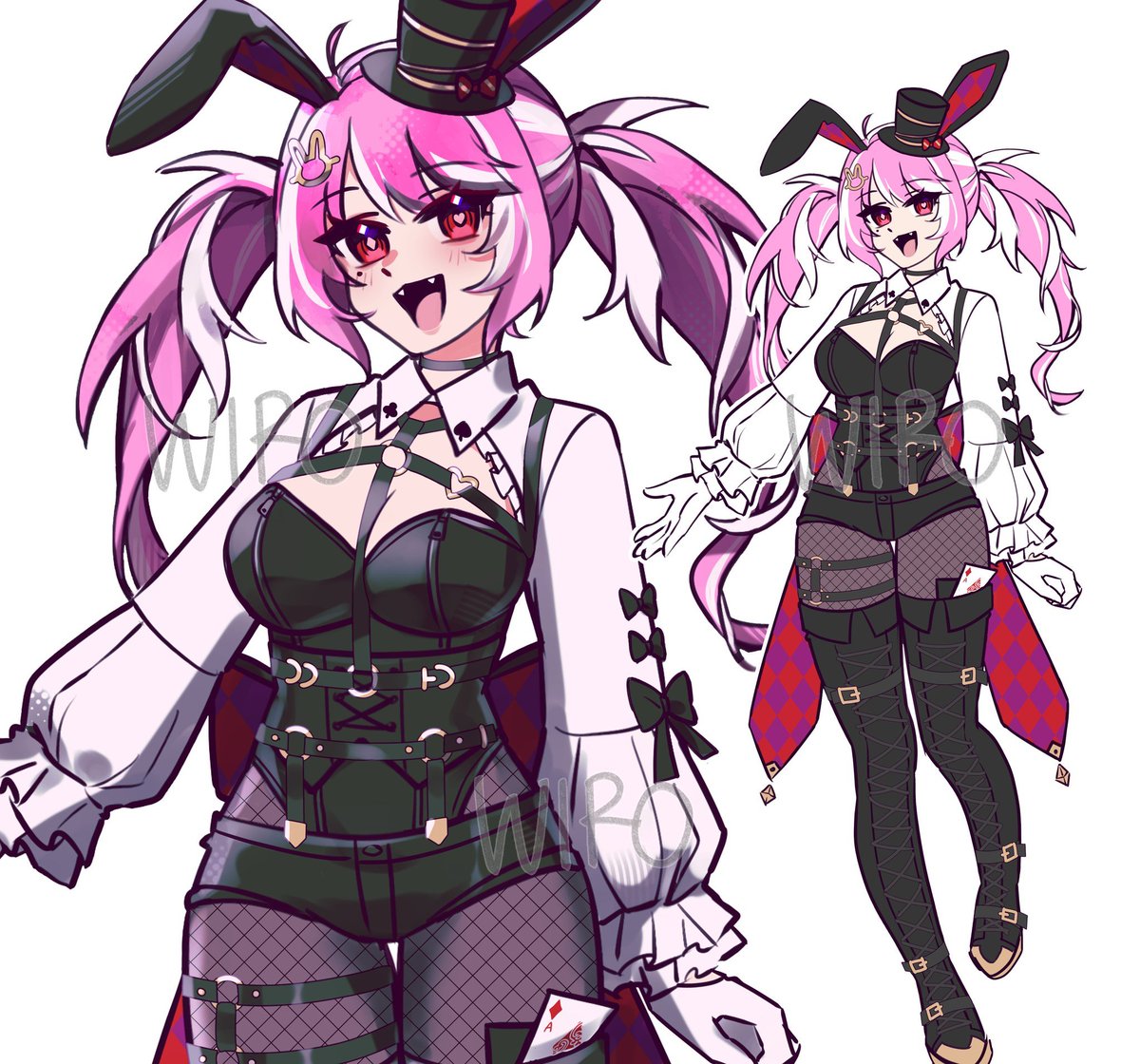 wiro___xx's tweet photo. Because bunny day i'm reposting my bunny daughter! Get her for 150$ commercial use, concept sheet, full body rendered is included #adoptable #vgencomms https://t.co/qjRfnEhbw2