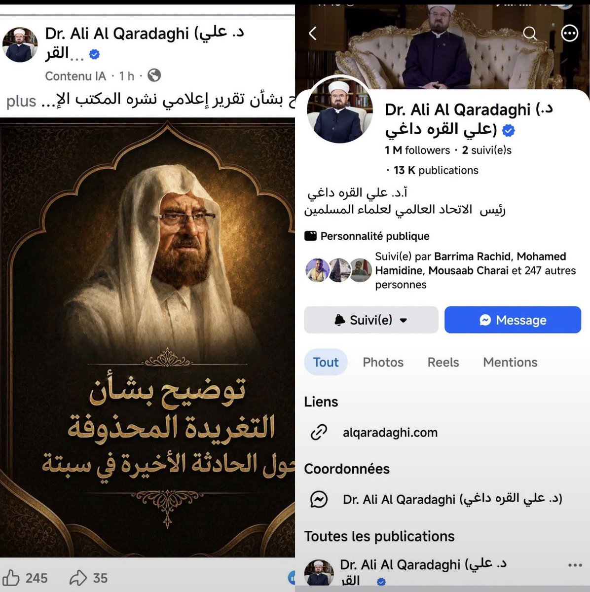 jingelman1000's tweet photo. 🔴🔴 من ظهرت نيته غابت حجته .
ويبقى التابعي تابعيا وحقيرا حتى ولو لبس رداء الاسلام https://t.co/RIYiMz0jMy