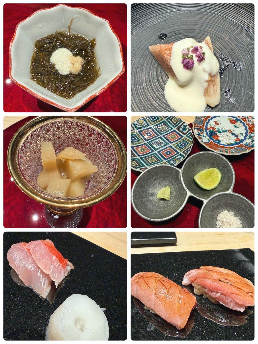 KK_yu_'s tweet photo. 北新地の《鮨あまと 別邸》さんに行ってきたよ🍣
14000円のおまかせコース堪能した✨
あわび、うに、いくら、トロたく、ずわい蟹、どれもやばいくらい美味しくて幸せすぎた🩷 https://t.co/m8N74U38Cp