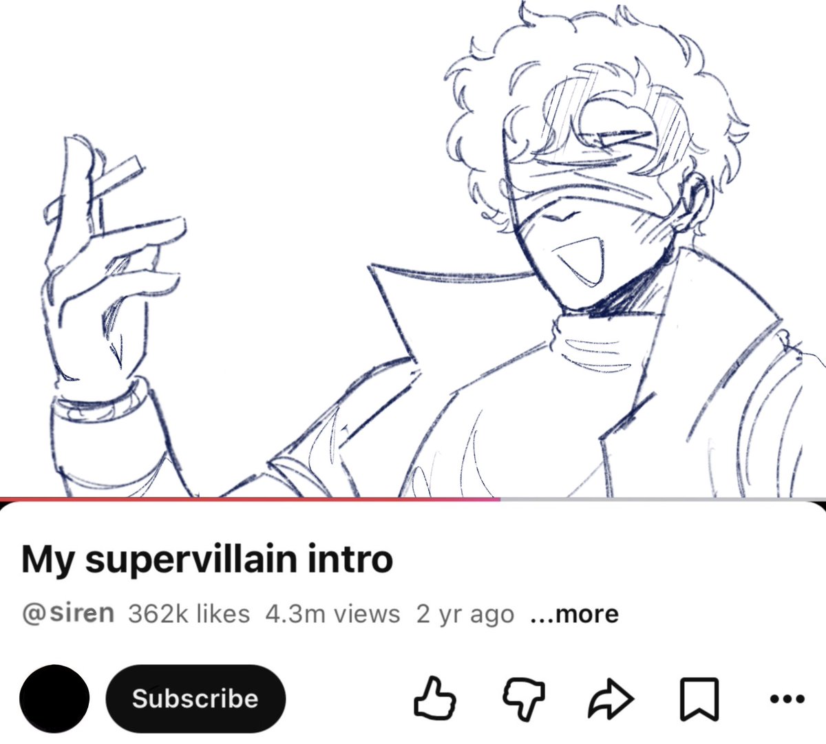 nukearcc's tweet photo. What is my supervillain doing (wip)

[ #Tommyinnitsclinicforsupervillains #tcfsv #siren ] https://t.co/QCgk3WlTcp