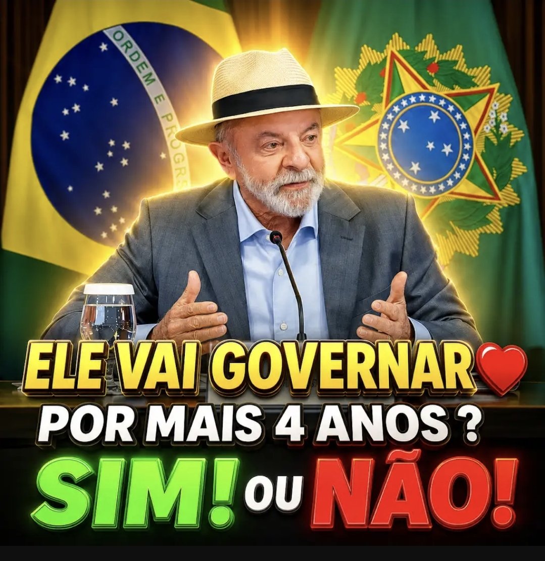 CostaJr2023's tweet photo. Lula vai ser tetra no 1° turno? Vai governar o Brasil 🇧🇷 por mais 4 anos?
LULA FORÇA DO BRASIL https://t.co/tH58LeGto8