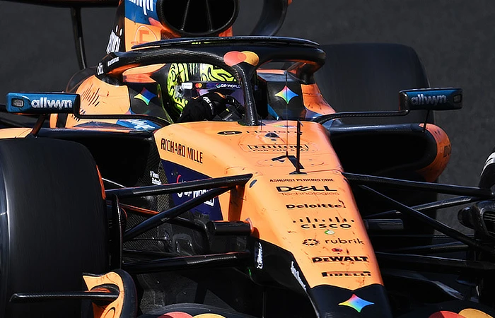 F1BigData's tweet photo. In Hungary, Lando Norris became the first non-Red Bull driver to win with the number 1 in over 15 years

Since 2011, only Vettel and Verstappen have won with this number https://t.co/rC31cLYQ2r