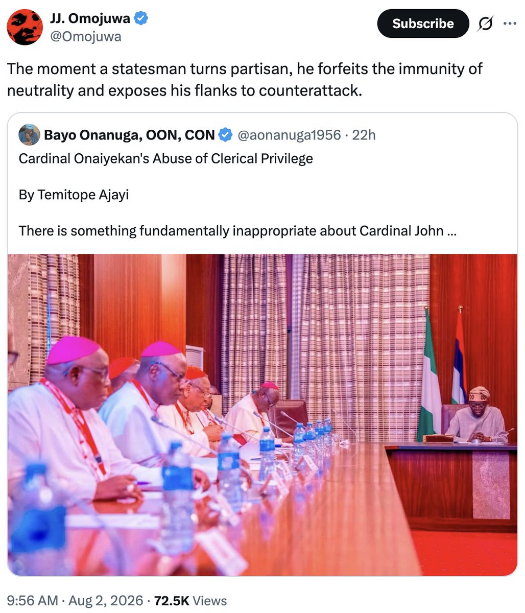 RealQueenBee__'s tweet photo. History has a way of revealing both the Good and Evil

The fight for the soul of Nigeria must be a collective responsibility that should never be left in the hands of evil political jobbers like @Omojuwa @aonanuga1956 @BwalaDaniel @fkeyamo @renoomokri and others

The fight for the soul of the country is far too critical to be surrendered to the political opportunists and spin doctors.

You cannot leave the destiny of over 220+ million people in the hands of "PAY AS YOU GO Political jobbers" like @Omojuwa, @aonanuga1956, @BwalaDaniel, @fkeyamo, @renoomokri, and others to decide or spin around.

Reclaiming the country MUST be a collective responsibility of the majority of Nigerians because when the citizens are silent, the propagandists wins. 

You must all stand up and take full ownership!