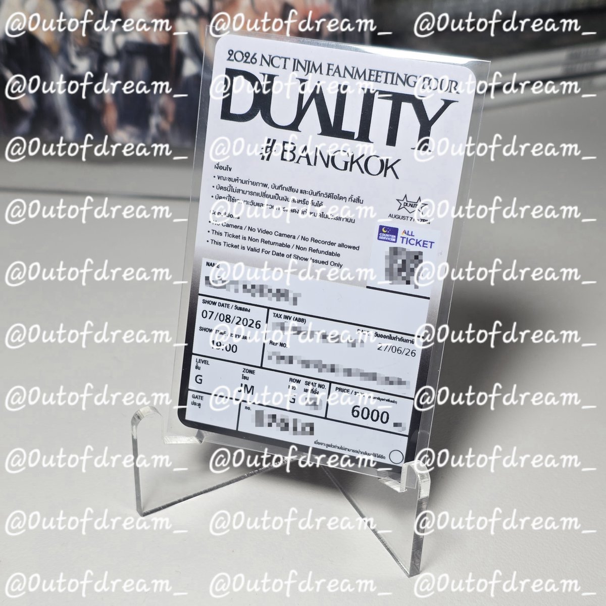 Outofdream_'s tweet photo. WTS/ปล่อยบัตร [ย้ายโซนค้าบ]

Fri 7/8 Zone JM Seat G0x
★ ปล่อย 4,800 (จาก 6k)
★ หรือแลกวันอาทิตย์ 9/8 โซนไหนก็ได้

ลดได้อีกน้า ถามได้ค้าบ
นัดรับ f2f เท่านั้น ให้เมมเลย

#NCTJNJM_FANMEETING_TOUR
#NCTJNJM_FANMEETING_TOUR_DUALITY 
#NCTJNJM_FANMEETING_TOUR_BANGKOK https://t.co/OHUwX4p5fc