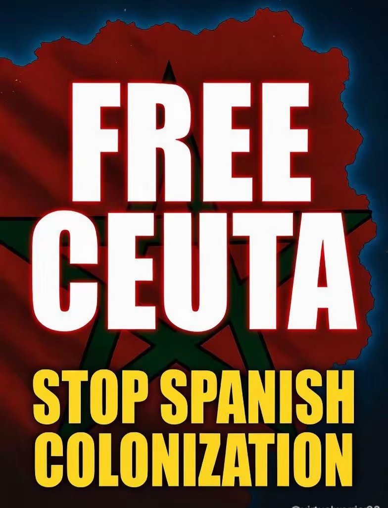 Positief24's tweet photo. #CeutaIsMorocco🇲🇦 #MoroccanTerritory🇲🇦 #EndSpanishColonialism🇪🇸 #StopSpanishOccupation🇪🇸 https://t.co/HdkbJHwScO