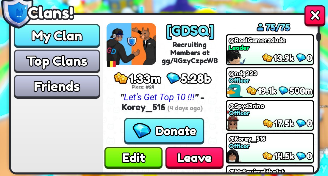 GDSQ_Clan's tweet photo. 2nd Clan War Results (Gummy Battle) : Top 23 https://t.co/KE2Q1XJ9bJ