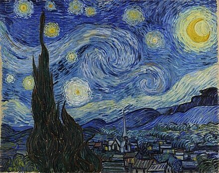 FedericoHeuer's tweet photo. La noche estrellada 1889.
Vincent Van Gogh 1853-1890.
Museo de Arte Moderno.
Nueva York. Estados Unidos. https://t.co/EahDdIdq5m