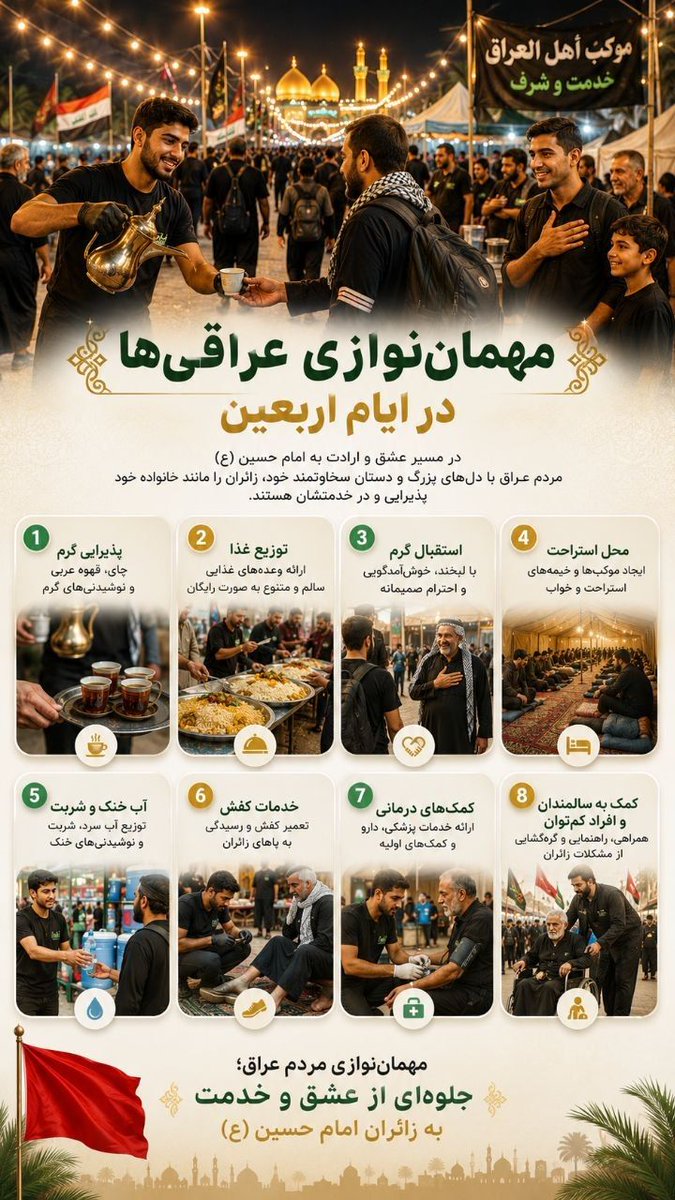 sh1990ahab's tweet photo. مهمان نوازی عراقی ها در ایام اربعین 
#یا_لثارات_الحسین
#عاشقان_حسین https://t.co/jeq2mS4sak