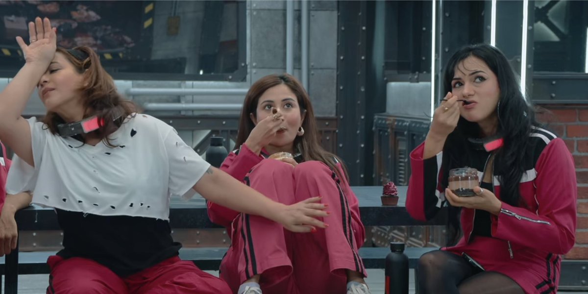 Nahyan_here's tweet photo. Broo 😭😭 
They are so done with harshad shivangi drama loll 😂 !!

#LockUpp2 https://t.co/DXn1LZ9YQi