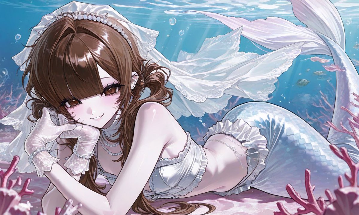 ysx9du's tweet photo. じぇすたんの激良いプロンプトをお借りしてo̴̶̷  ̫ o̴̶̷̥᷅❤︎

夢の人魚姫すぎる🧜‍♀️🫧 https://t.co/xJFWOfzLD9