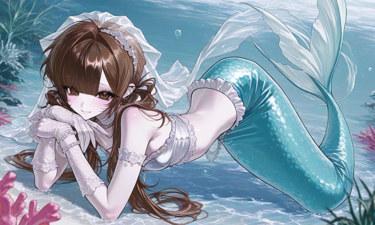 ysx9du's tweet photo. じぇすたんの激良いプロンプトをお借りしてo̴̶̷  ̫ o̴̶̷̥᷅❤︎

夢の人魚姫すぎる🧜‍♀️🫧 https://t.co/xJFWOfzLD9