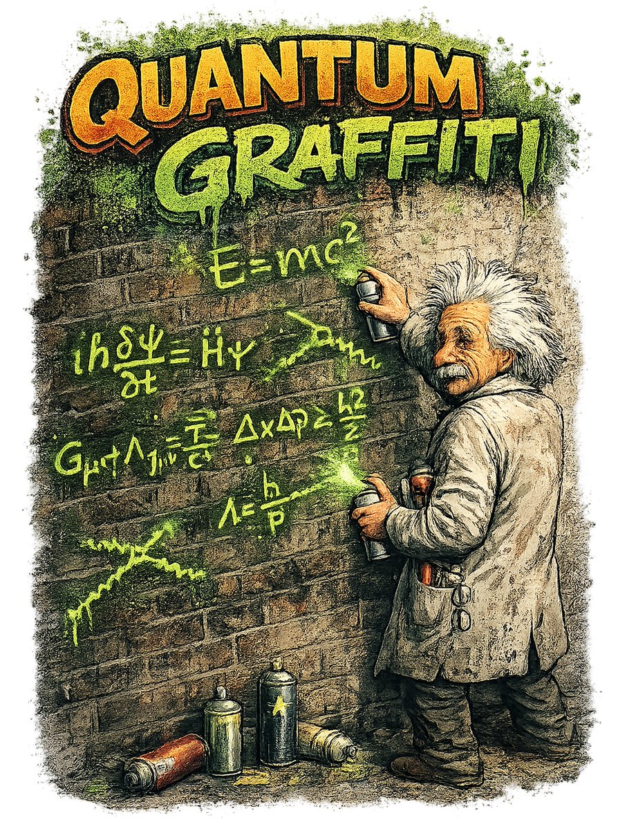Dizgraceland's tweet photo. "American Graffitti," directed by George Lucas and starring Richard Dreyfuss and Ron Howard premiered on this day in 1973. #AmericanGraffitti
It was a formula for success. #DizgracelandDizigns #NetArt #GraphicTees
https://t.co/h1jeVii2ZW
#Graffitti #QuantumPhysics #Physics https://t.co/OHWuj9qnuA