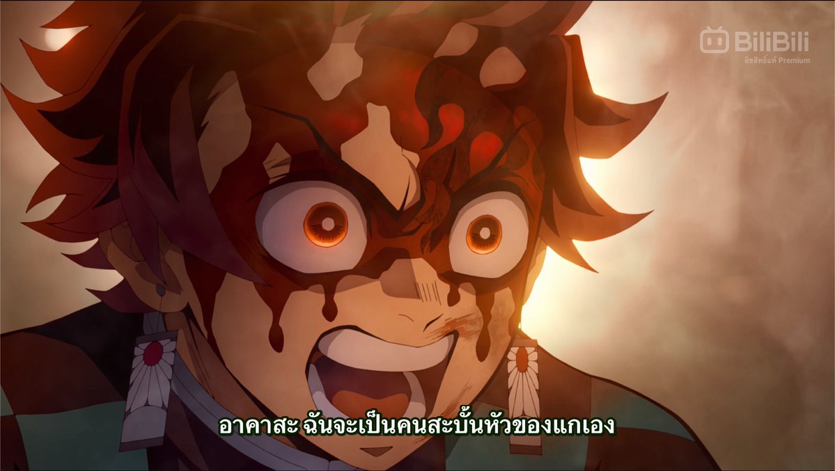 hntmeow's tweet photo. ท่ามกลางความตึงเครียดมากมายในเรื่อง ซีนนี้แหละทำกุหลุดขำออกมาได้55555555555555555 แบบจะฟันคออาคาสะได้อยู่แล้วแต่ทันจิโร่ดันพูดออกมาจนอาคาสะรู้ตัวอะ กุ🫪 https://t.co/ps8fXiCyEV