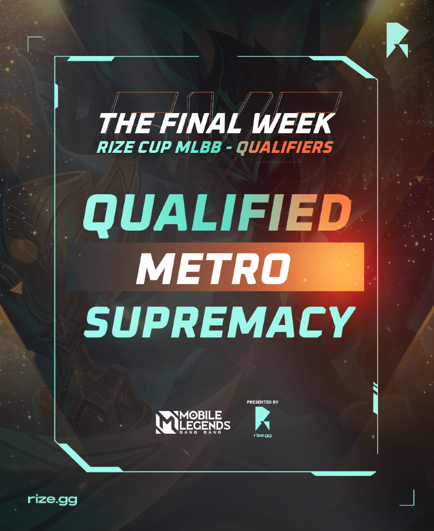 Rizegg_global's tweet photo. 🏆 The Main Stage is set! Congratulations to our 4 qualified teams for earning their place in the next stage of the Rize Cup MLBB. One step closer to the championship—see you in the Main Stage! 🔥

#RizeCupMLBB #OnTheRize https://t.co/vYSe2bby1Z