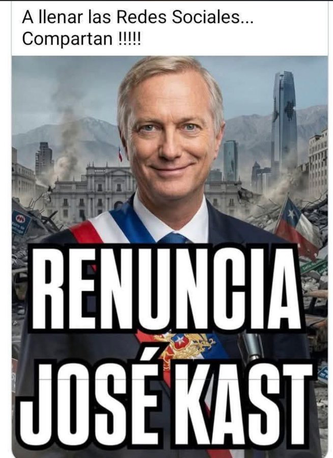 jimwilson780's tweet photo. Kast ha dado beneficios economicos solamente a los empresarios mas ricos de Chile el 1% . Rebajó el dinero para Salud Publica 80 Hospitales con listas de espera para Cirugias. Es decir "que se mueran los más pobres"
Educación y suprimió los almuerzos escolares. No tiene
compasión de los que sufren. Pero regalo plata a los ricos. #GobiernoCriminalDrgadictoYMafioso