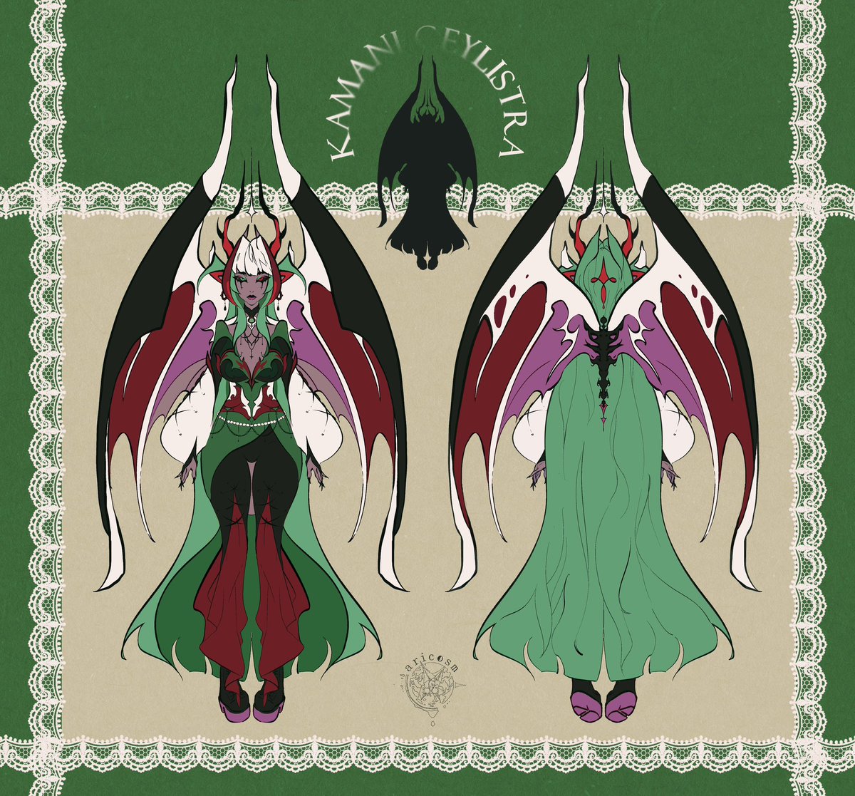 QueerKC_'s tweet photo. @piercikunn @Himsiclee These are so cuteeee!! Thank you for the opportunity, I’m an honored succubus 🥰 https://t.co/Hkxw1oFFCm