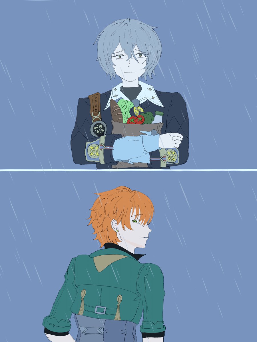 Iunar_sky's tweet photo. still in wip but yeah, have some wise and serpico angst.  probably part (1/?) https://t.co/zxpTLwYR0g