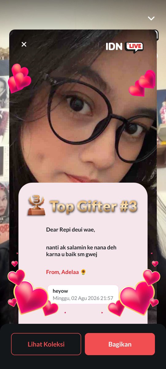 keunkukami1's tweet photo. @deladelss orang paling baik sedunia, lopyu sekebon singkong🫰🏻 https://t.co/NuXDqq5b59
