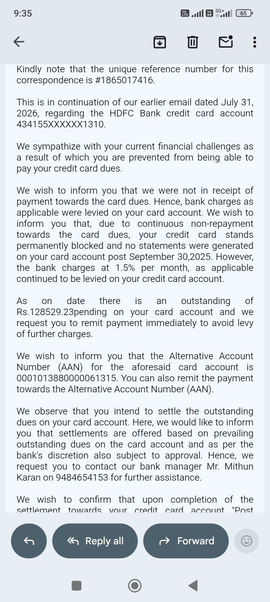 vmvictor671's tweet photo. Provide by hdfc bank manager details Mithun Karan on 9484654153 is not available for contact with multiple times contact by me so please arrange another representative https://t.co/ICWX7yxHlm