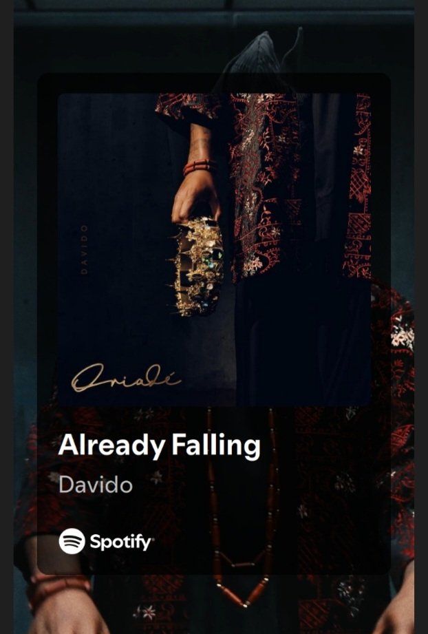 VeryBloodyRaver's tweet photo. Davido just dey create agenda for fc's, dem go too cook 30bg with dis name, like why will u name ur song already falling 😭😹😹 https://t.co/8uHCSHdaEh
