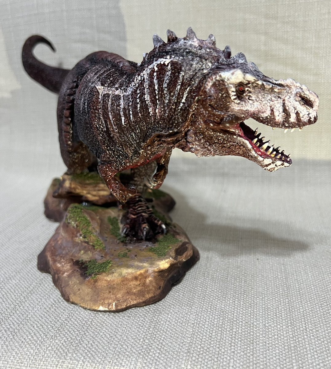 big_white67's tweet photo. I made Dinosaur Revolution’s tyrannosaurus by Super Sculpey.
I very love t-rex’s design in dinosaur revolution so much,it’s very cool and beautiful.
#DinosaurRevolution #tyrannosaurus https://t.co/NdTqYi8Jwp