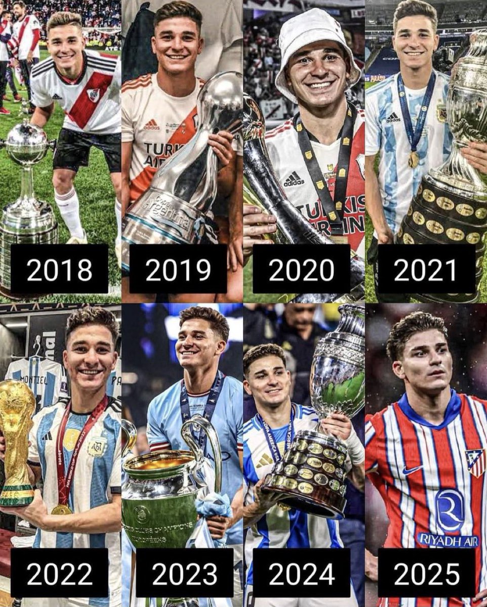 JeffFcb14's tweet photo. Que poco se habla que Julián venía de ganar un título todos los años hasta que ficho por el Atleti https://t.co/DGO4U1ohh6