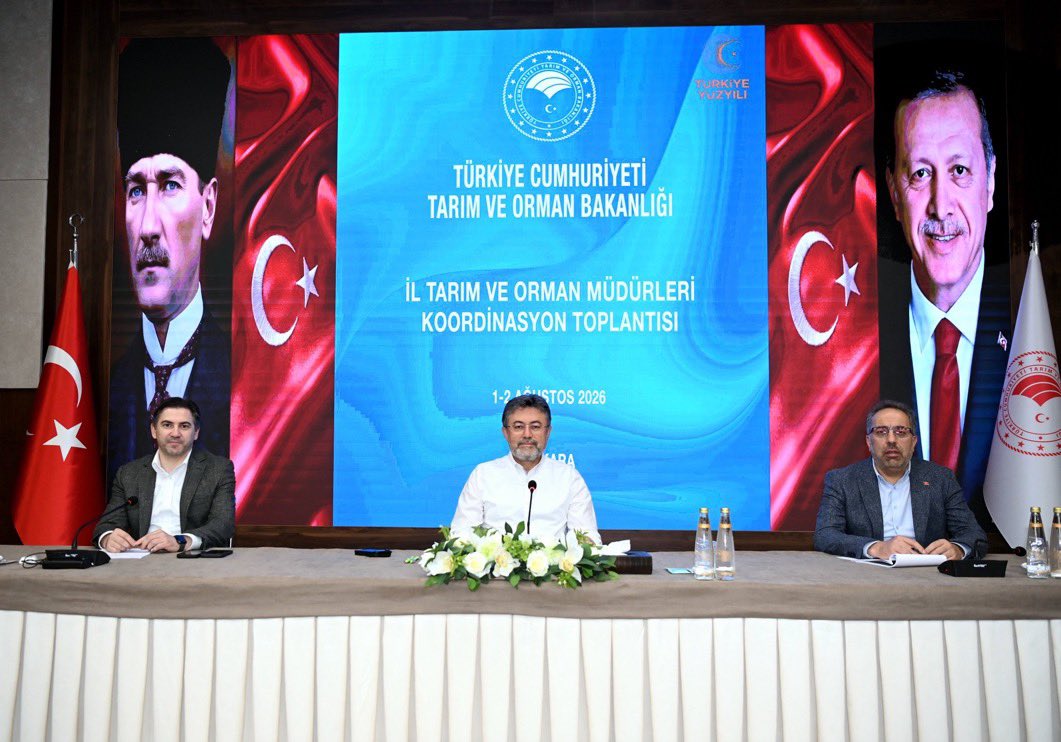 ahmtbgc's tweet photo. İl Tarım ve Orman Müdürleri Koordinasyon Toplantısında; kırsal kalkınma programları, üretim planlaması, tarımsal krediler, tarım sigortası ve desteklemeler başta olmak üzere ülkemiz tarım ve orman sektörünün geleceğine yönelik önemli başlıkları istişare ettik.

Ülkemizin tarım ve orman vizyonunu omuzlayan, milletimize hizmet için gece gündüz demeden çalışan tüm yol arkadaşlarıma kolaylıklar diliyorum.

Sayın Bakanımızın bizlere verdiği destek, güven ve güçlü liderliğiyle aynı inanç ve kararlılıkla #TürkiyeYüzyılı için durmadan, yorulmadan çalışmaya devam edeceğiz. @ibrahimyumakli @TCTarim 

📍 Ankara