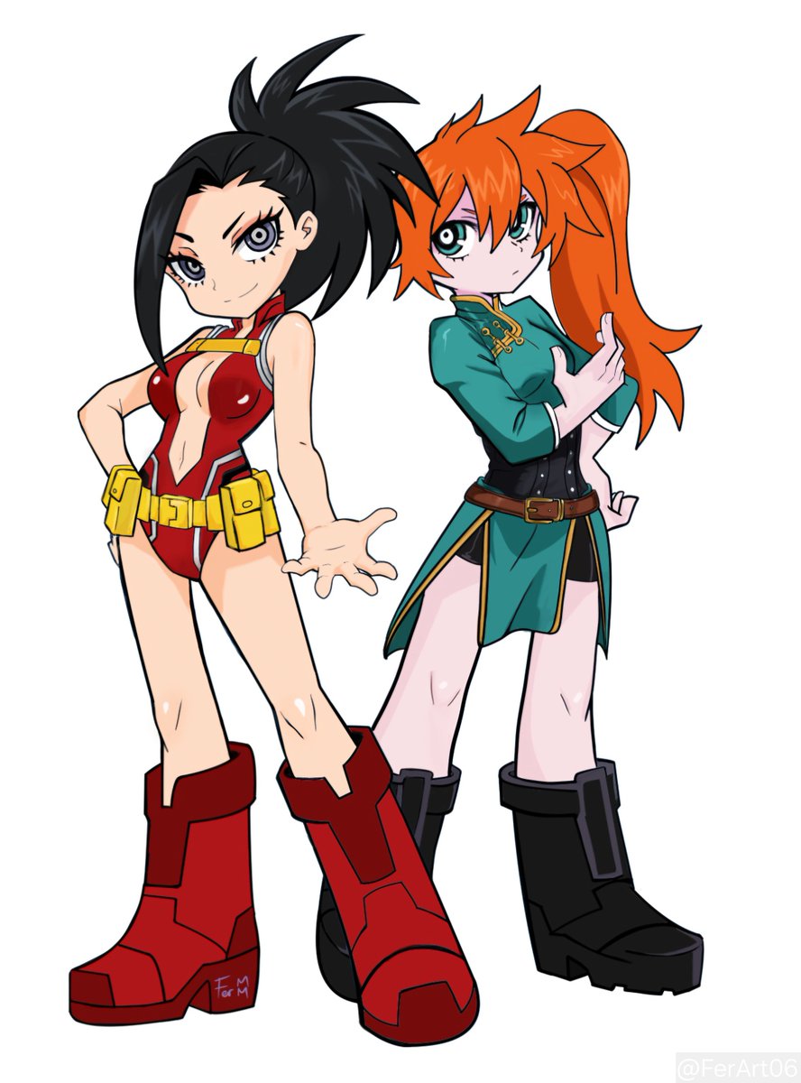 FerArt06's tweet photo. Momo is my favorite from Class 1-A and in all of My Hero Academia. ❤️

Kendo is my favorite from Class 1-B. 🧡

#MHAFanart #YaoyorozuMomo #ItsukaKendo
#八百万百 #拳藤一佳 https://t.co/FYawNOMOc9